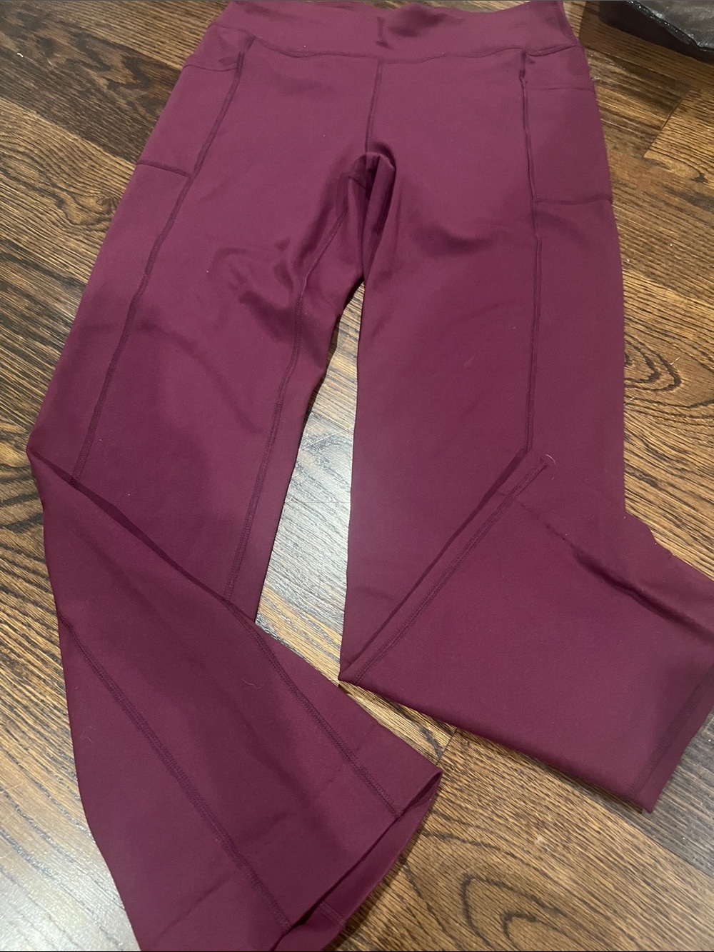 Skechers Maroon Flare Leggings